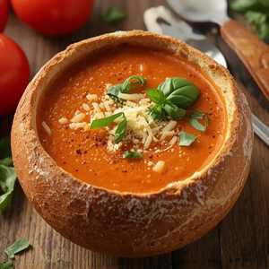 Boudin Sourdough Breadbowl - Creamy Tomato Basil