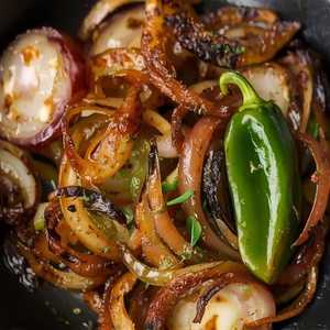Charred Onion & Jalapeño