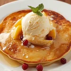 Pancake with Ice-cream
