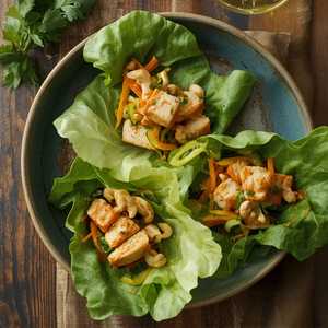 Vegan Tofu Lettuce Wraps