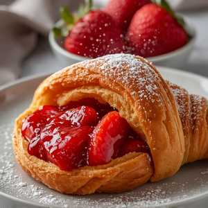 Strawberry Croissant