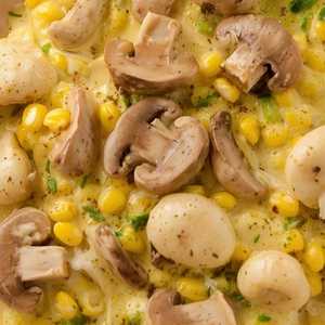 Truffled Cream Corn & Button Mushrooms