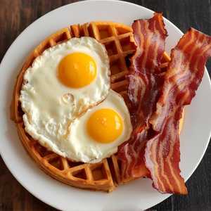 Big Breakfast Waffle