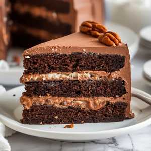 Layered German Chocolate Cake