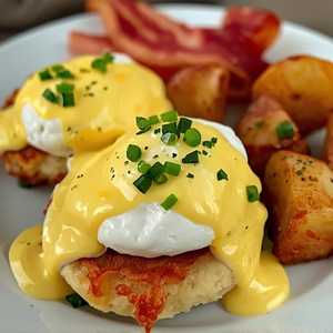 *Crab Cake & Eggs