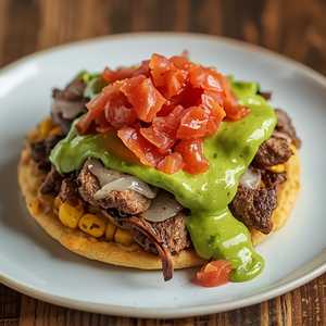 SHORT RIB & BONE MARROW AREPA