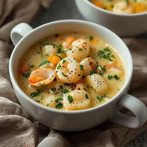Cup of Seafood Chowder