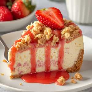 Strawberry Shortcake Cheesecake