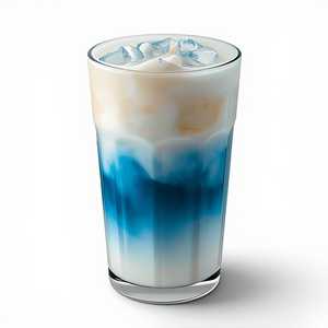 ICED BLUE BUTTERFLY LATTE