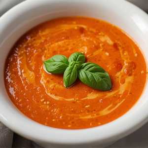CREAMY TOMATO BASIL SOUP