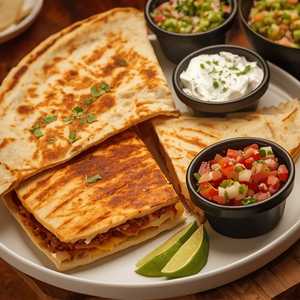 Spanish Flowers Quesadilla