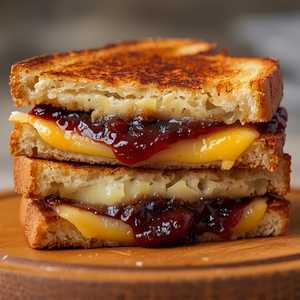 Grilled Cheese with Homemade Fig Jam