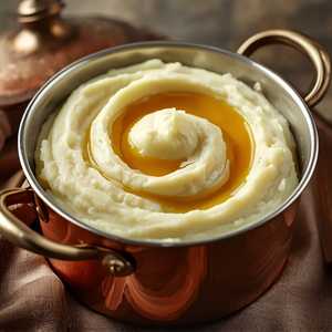 Purée de pommes de terre au beurre noisette