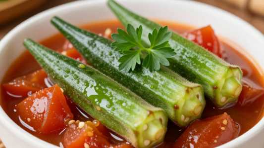 Boiled Okra & Tomatoes