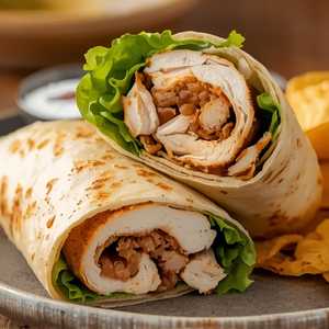 Crispy Chicken Caesar Wrap