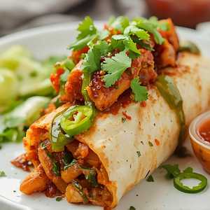 Spicy Poblano Fajita Burrito & Bowl