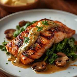 Norwegian Salmon with Miso Beurre Blanc