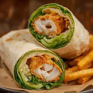Crispy Chicken Caesar Wrap