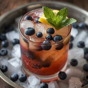 Blueberry Bourbon Smash