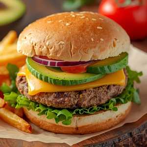 Veggie Mushroom Burger
