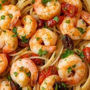 Shrimp Scampi & Linguine