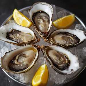 Fresh Oysters on the Half Shell