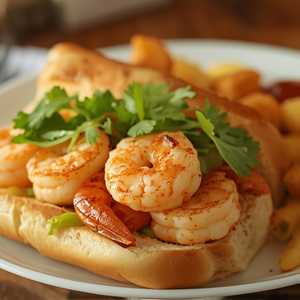 Shrimp (4) Po Boy
