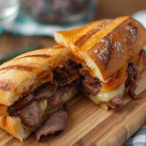 Grilled Flank Steak Sandwich
