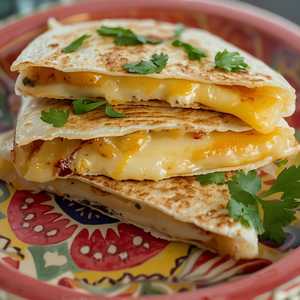 Quesadillas En Tortilla Harina (3 Pieces)
