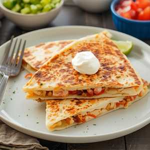 Chicken Bacon Ranch Quesadillas (3 For Me)