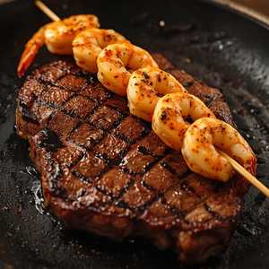 Top Sirloin 10oz & Shrimp