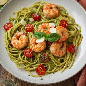 Seafood & Pesto Pasta
