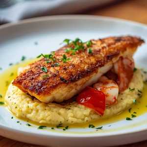 Pan Fried Branzino