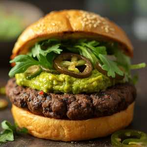 black bean burger
