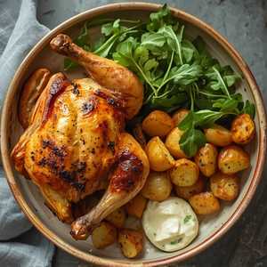 Pan Roasted 1/2 Poulet Rouge Chicken