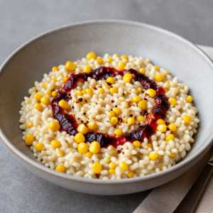 Roasted Corn & Couscous Risotto