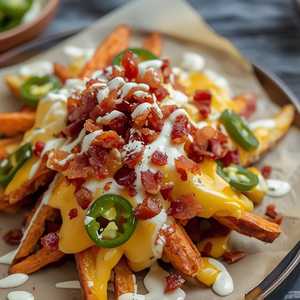 Loaded Sweet Potato Fries