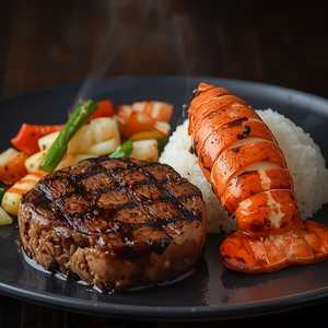 Filet Mignon and Lobster