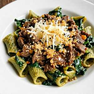 Cavatelli Di Spinaci Al Ragu Di Manzo