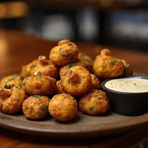 Fried Mushrooms & Cheese Curds