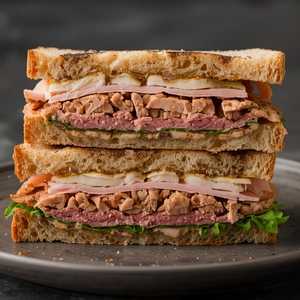 6. Turkey Or Corned Beef & Chopped Liver Sandwich