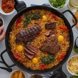 Fam Steak Paella