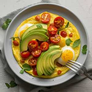 Veggie Egg White Omelette