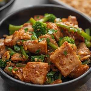 Pad Kana Moo Krob