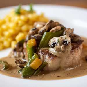 Filet Con Hongos