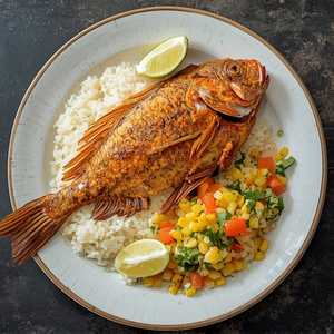 Crispy Whole Local Snapper