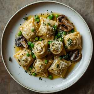 English Pea & Ramp Agnolotti