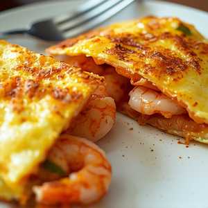 Shrimp Omelette