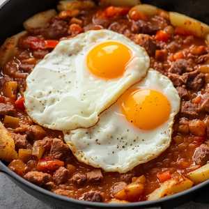 Corned Beef Hash & Eggs