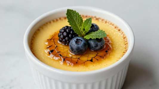 Eggnog Creme Brulee